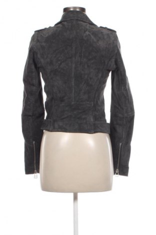 Damen Lederjacke Review, Größe S, Farbe Grau, Preis 123,99 €