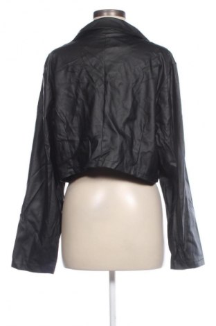 Damen Lederjacke SHEIN, Größe 3XL, Farbe Schwarz, Preis € 26,99