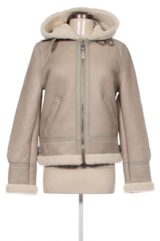 Damen Lederjacke Schott, Größe L, Farbe Beige, Preis € 265,99