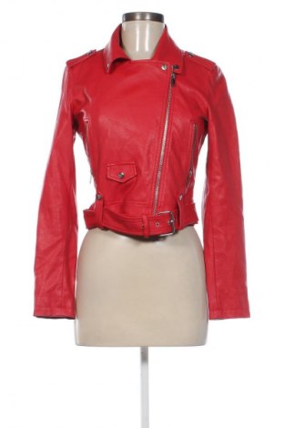 Damen Lederjacke Tally Weijl, Größe S, Farbe Rot, Preis 20,99 €