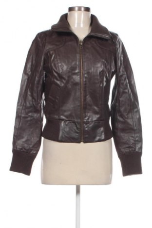 Damen Lederjacke Vero Moda, Größe S, Farbe Braun, Preis 27,99 €