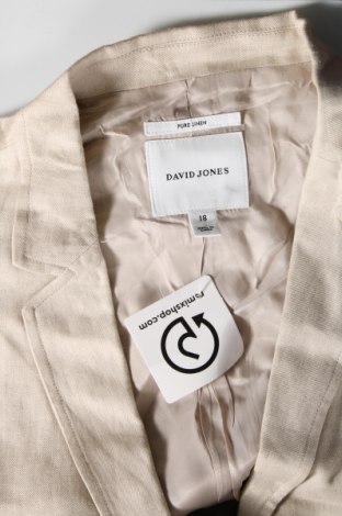 Damen Blazer David Jones, Größe XXL, Farbe Ecru, Preis 13,99 €