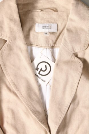 Damen Blazer Marks & Spencer, Größe XL, Farbe Beige, Preis € 33,79