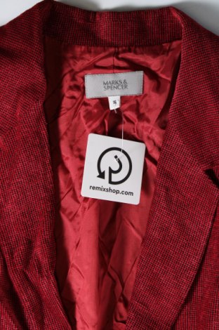 Damen Blazer Marks & Spencer, Größe XXL, Farbe Rot, Preis € 13,99