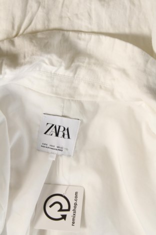 Γυναικείο σακάκι Zara, Μέγεθος S, Χρώμα Λευκό, Τιμή 16,99 €