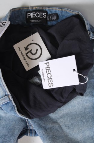 Blugi pentru gravide Pieces, Mărime XS, Culoare Albastru, Preț 114,99 Lei