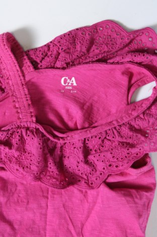 Детска блуза C&A, Размер 4-5y/ 110-116 см, Цвят Розов, Цена 7,29 лв.