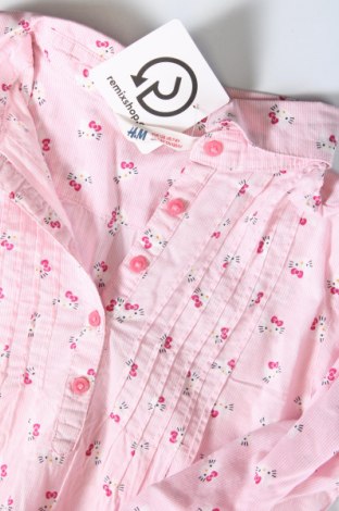 Kinder Shirt H&M, Größe 6-7y/ 122-128 cm, Farbe Rosa, Preis 3,99 €