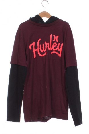 Детска блуза Hurley, Размер 11-12y/ 152-158 см, Цвят Червен, Цена 12,49 лв.