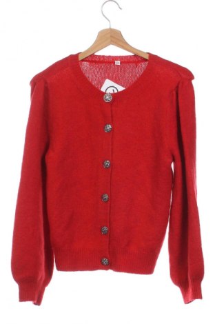 Kinder Strickjacke, Größe 11-12y/ 152-158 cm, Farbe Rot, Preis € 11,99