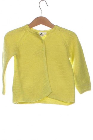 Kinder Strickjacke Grain De Ble, Größe 9-12m/ 74-80 cm, Farbe Gelb, Preis 5,99 €