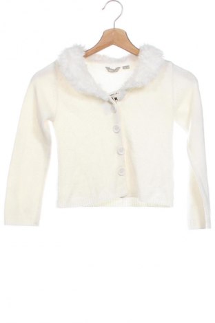 Kinder Strickjacke Kids By Lindex, Größe 6-7y/ 122-128 cm, Farbe Weiß, Preis 12,79 €