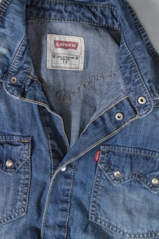 Детска риза Levi's, Размер 11-12y/ 152-158 см, Цвят Син, Цена 23,49 лв.