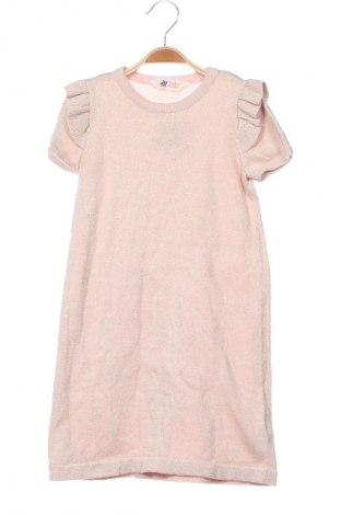 Kinderkleid H&M, Größe 6-7y/ 122-128 cm, Farbe Beige, Preis 7,49 €