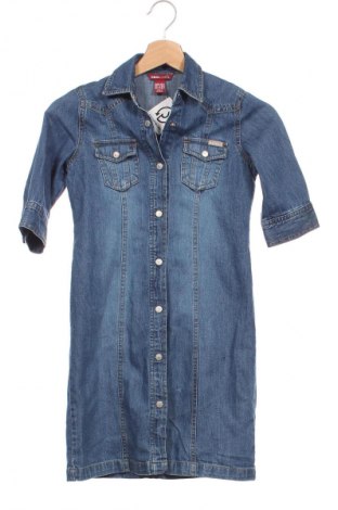 Kinderkleid H&M L.O.G.G., Größe 7-8y/ 128-134 cm, Farbe Blau, Preis 6,99 €