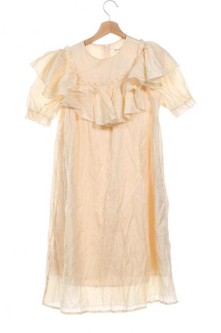 Kinderkleid SHEIN, Größe 10-11y/ 146-152 cm, Farbe Golden, Preis 10,99 €