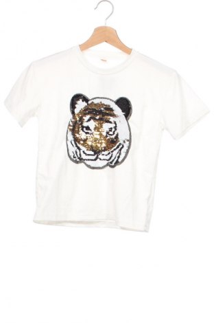 Kinder T-Shirt, Größe 7-8y/ 128-134 cm, Farbe Weiß, Preis € 3,99