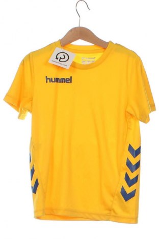 Dziecięcy T-shirt Hummel, Rozmiar 5-6y/ 116-122 cm, Kolor Żółty, Cena 29,99 zł