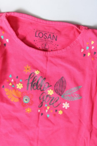 Kinder T-Shirt Losan, Größe 4-5y/ 110-116 cm, Farbe Rosa, Preis 3,99 €