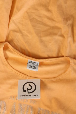 Kinder T-Shirt Page One, Größe 15-18y/ 170-176 cm, Farbe Orange, Preis 3,99 €