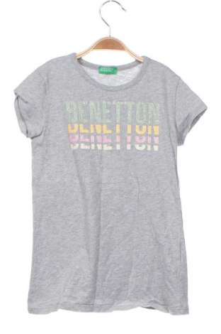 Dziecięcy T-shirt United Colors Of Benetton, Rozmiar 7-8y/ 128-134 cm, Kolor Szary, Cena 20,99 zł