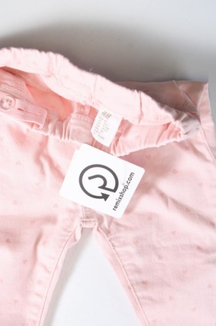 Kinderjeans H&M, Größe 12-18m/ 80-86 cm, Farbe Rosa, Preis € 9,99