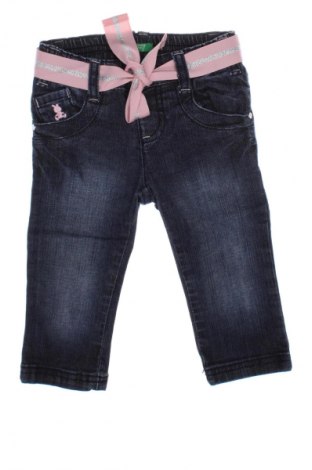 Dziecięce jeansy United Colors Of Benetton, Rozmiar 6-9m/ 68-74 cm, Kolor Niebieski, Cena 34,99 zł