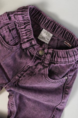 Dziecięce jeansy Zara, Rozmiar 12-18m/ 80-86 cm, Kolor Fioletowy, Cena 24,99 zł