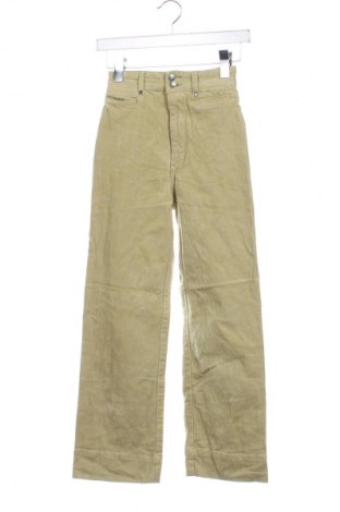 Pantaloni de catifea reiată, pentru copii Ghanda, Mărime 12-13y/ 158-164 cm, Culoare Verde, Preț 82,49 Lei