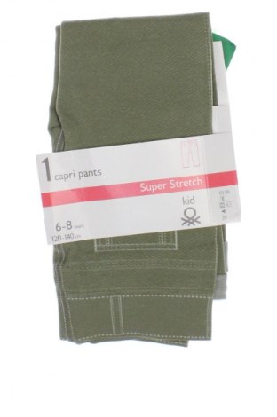 Dziecięce legginsy United Colors Of Benetton, Rozmiar 8-9y/ 134-140 cm, Kolor Zielony, Cena 179,49 zł