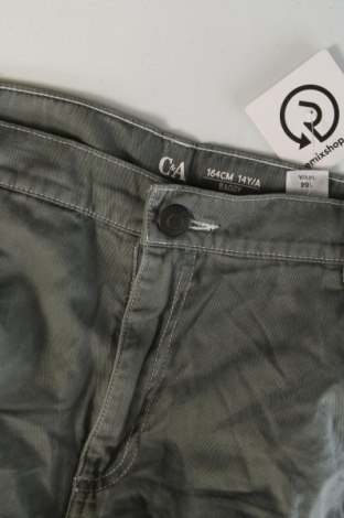 Pantaloni pentru copii C&A, Mărime 12-13y/ 158-164 cm, Culoare Verde, Preț 69,49 Lei