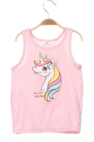 Kinder Top H&M, Größe 4-5y/ 110-116 cm, Farbe Rosa, Preis 3,99 €