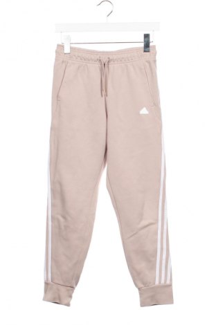 Pantaloni de trening, pentru copii Adidas, Mărime 11-12y/ 152-158 cm, Culoare Bej, Preț 41,99 Lei