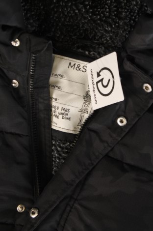 Детско яке Marks & Spencer, Размер 11-12y/ 152-158 см, Цвят Черен, Цена 48,03 лв.