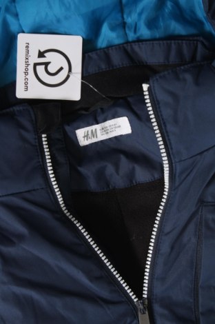 Kinderjacke für Wintersport H&M, Größe 7-8y/ 128-134 cm, Farbe Blau, Preis € 13,00