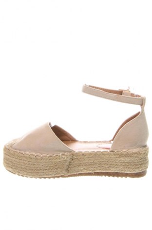 Espadrilles Tendenz, Größe 37, Farbe Ecru, Preis 8,49 €