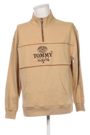 Bluză de bărbați Tommy Jeans, Mărime L, Culoare Bej, Preț 378,99 Lei