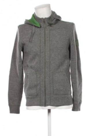 Herren Strickjacke Harris Wilson, Größe M, Farbe Grau, Preis 28,49 €