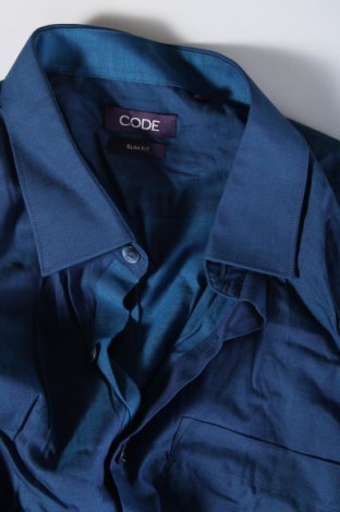 Herrenhemd Code Fit, Größe M, Farbe Blau, Preis € 7,49