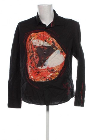 Herrenhemd Desigual, Größe XL, Farbe Schwarz, Preis 16,99 €