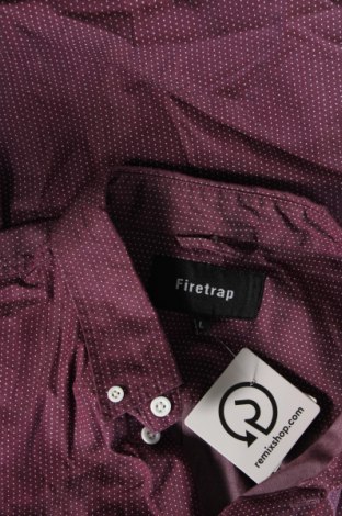 Ανδρικό πουκάμισο Firetrap, Μέγεθος L, Χρώμα Βιολετί, Τιμή 13,99 €