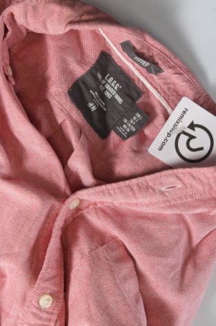 Herrenhemd H&M L.O.G.G., Größe S, Farbe Rosa, Preis € 5,49