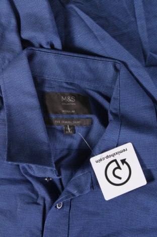 Herrenhemd Marks & Spencer, Größe XL, Farbe Blau, Preis € 18,99