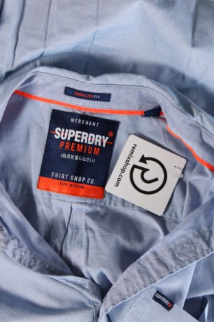 Cămașă de bărbați Superdry, Mărime M, Culoare Albastru, Preț 99,74 Lei