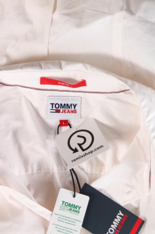 Ανδρικό πουκάμισο Tommy Jeans, Μέγεθος L, Χρώμα Λευκό, Τιμή 92,49 €