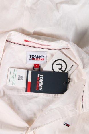 Cămașă de bărbați Tommy Jeans, Mărime L, Culoare Alb, Preț 319,99 Lei