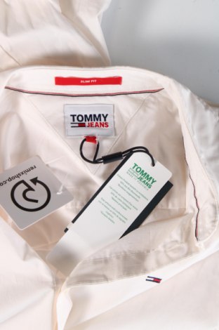 Cămașă de bărbați Tommy Jeans, Mărime M, Culoare Ecru, Preț 319,99 Lei