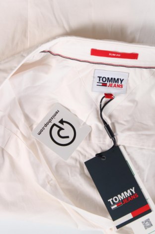 Męska koszula Tommy Jeans, Rozmiar M, Kolor ecru, Cena 264,99 zł