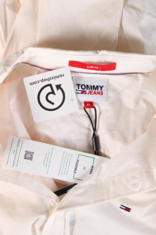 Ανδρικό πουκάμισο Tommy Jeans, Μέγεθος XL, Χρώμα Εκρού, Τιμή 92,49 €