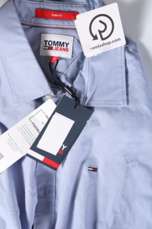 Мъжка риза Tommy Jeans, Размер M, Цвят Син, Цена 149,49 лв.